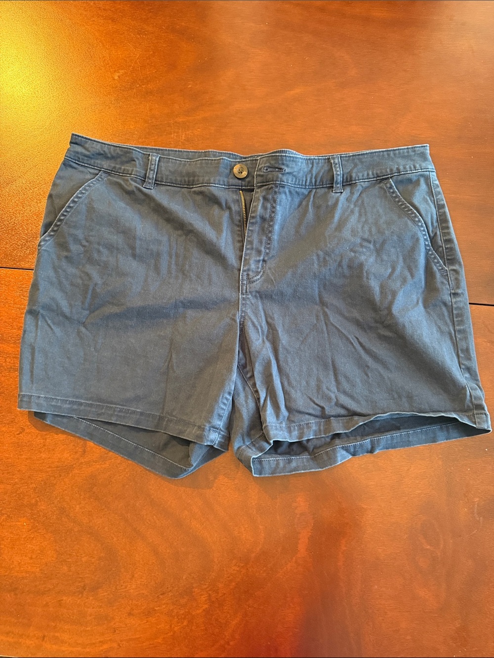 St. John's Bay Navy Blue Casual khaki Shorts